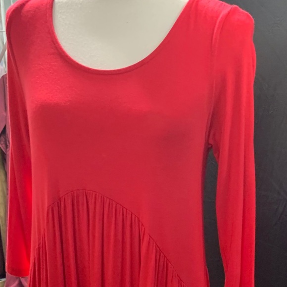 Agnes & Dora Red Muse Midi Dress - Picture 3 of 7